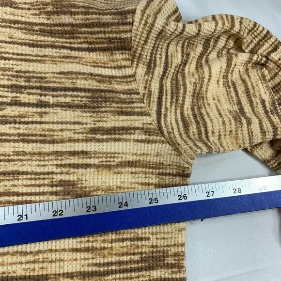 LulaRoe Sweater Womens Plus Size 2XL Tan Long Sleeve Turtleneck - Picture 6 of 7